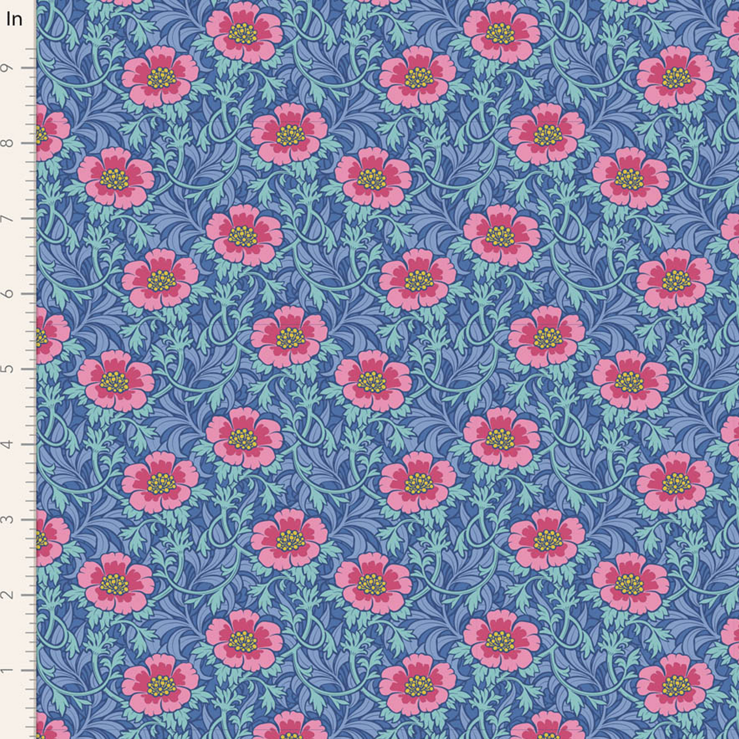 Hibernation by Tilda: Winter Rose Blue