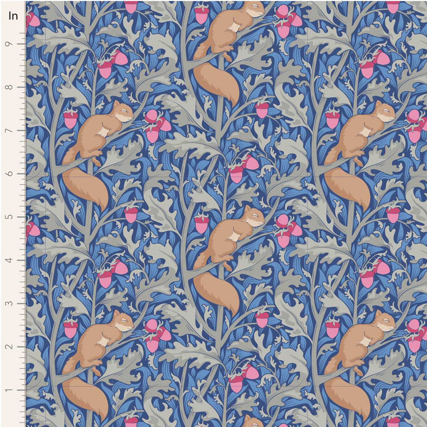 Hibernation by Tilda: Squirrel Dreams Blue