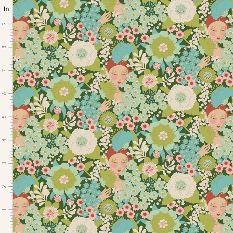 Wallflower by Tilda: Wallflower Green