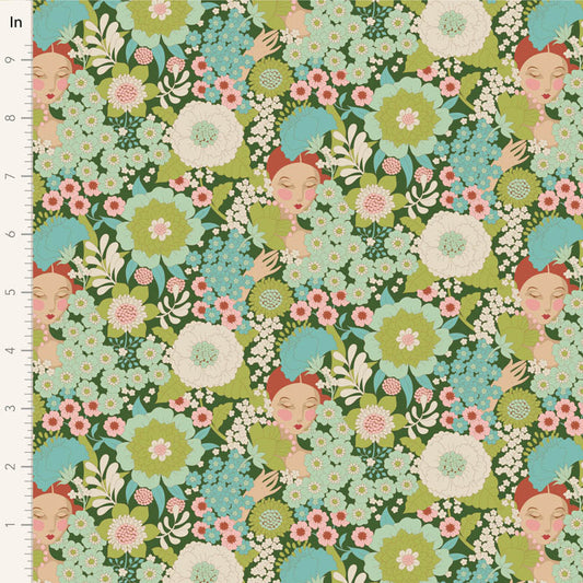 Wallflower by Tilda: Wallflower Green