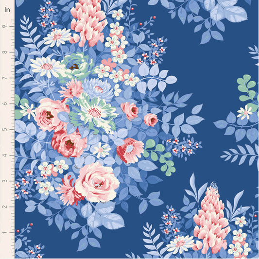 Something Blue by Tilda Fabrics: Whimsyflower Night