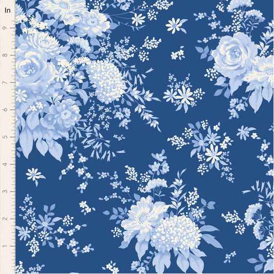 Something Blue by Tilda Fabrics: Wildgarden Night