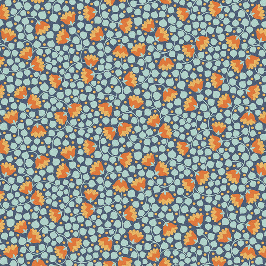 Wallflower Blenders by Tilda: Bellflower Prussian