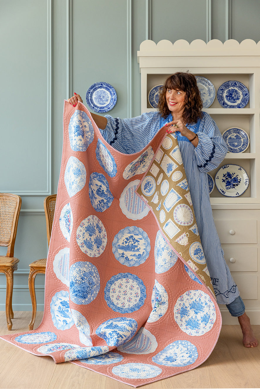 Something Blue by Tilda Fabrics: Labels & Ornaments Ochre