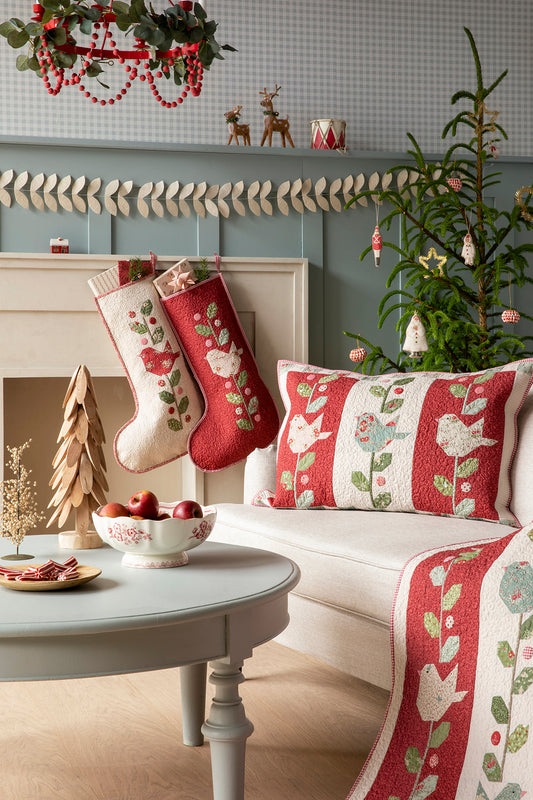 Merry Little Christmas Blenders by Tilda: Eve Burgundy