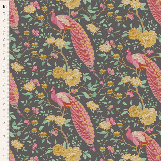 Chic Escape by Tilda: Peacock Tree Grey