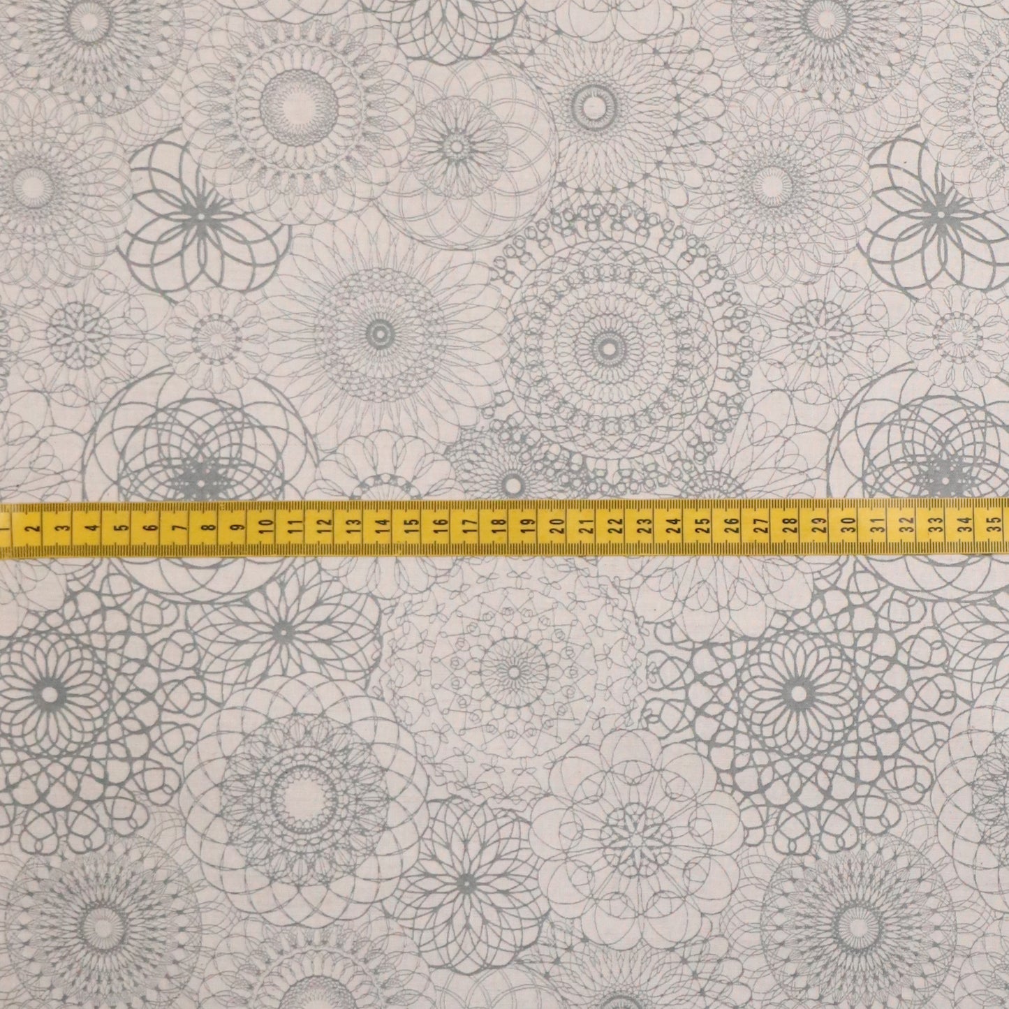 Mosaic Bloom: Grey Spirograft