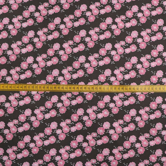 Spring Mischief: Brown Japanese Flowers