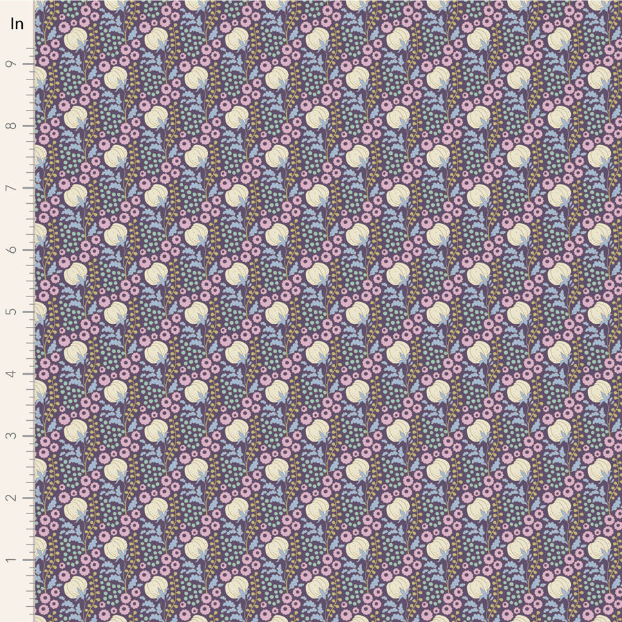 Sanctuary by Tilda: Cottonfield Eggplant