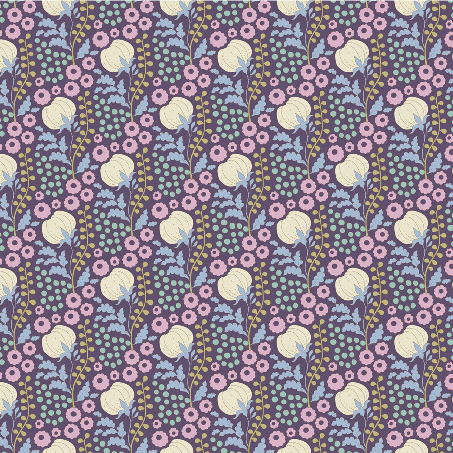 Sanctuary by Tilda: Cottonfield Eggplant