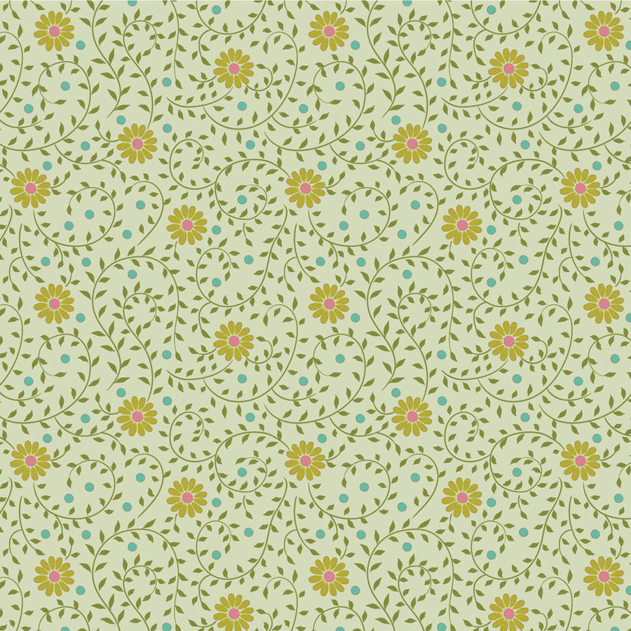Sanctuary by Tilda: Daisydream Pistachio