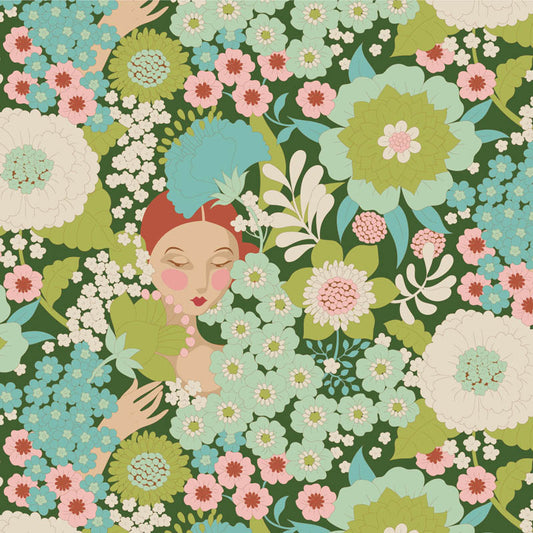 Wallflower by Tilda: Wallflower Green