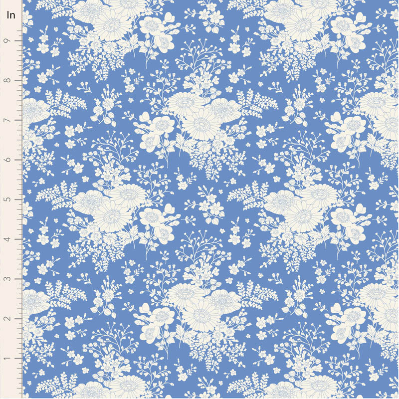 Something Blue by Tilda Fabrics: Isolde Cornflower