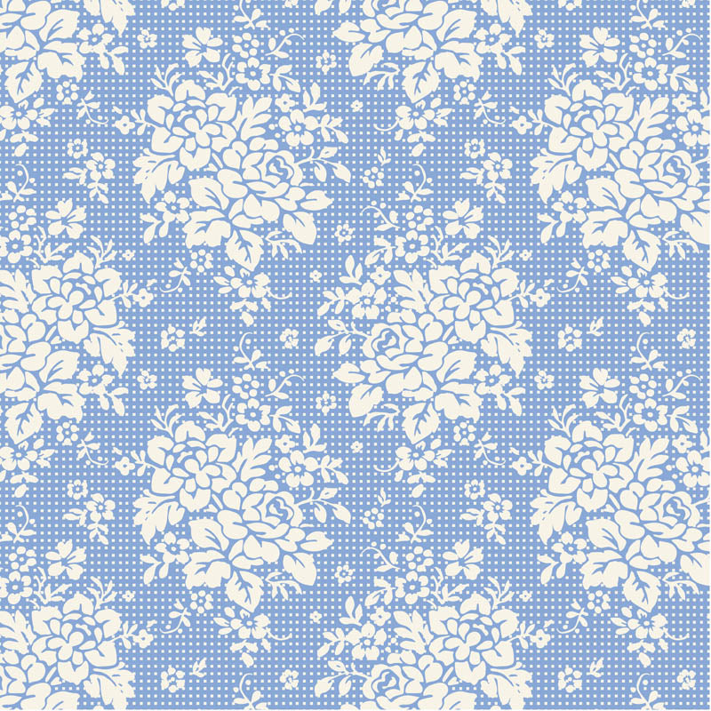 Something Blue by Tilda Fabrics: Picknic Sky