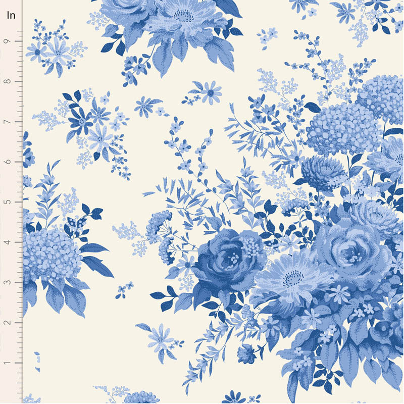 Something Blue by Tilda Fabrics: Wildgarden Blue