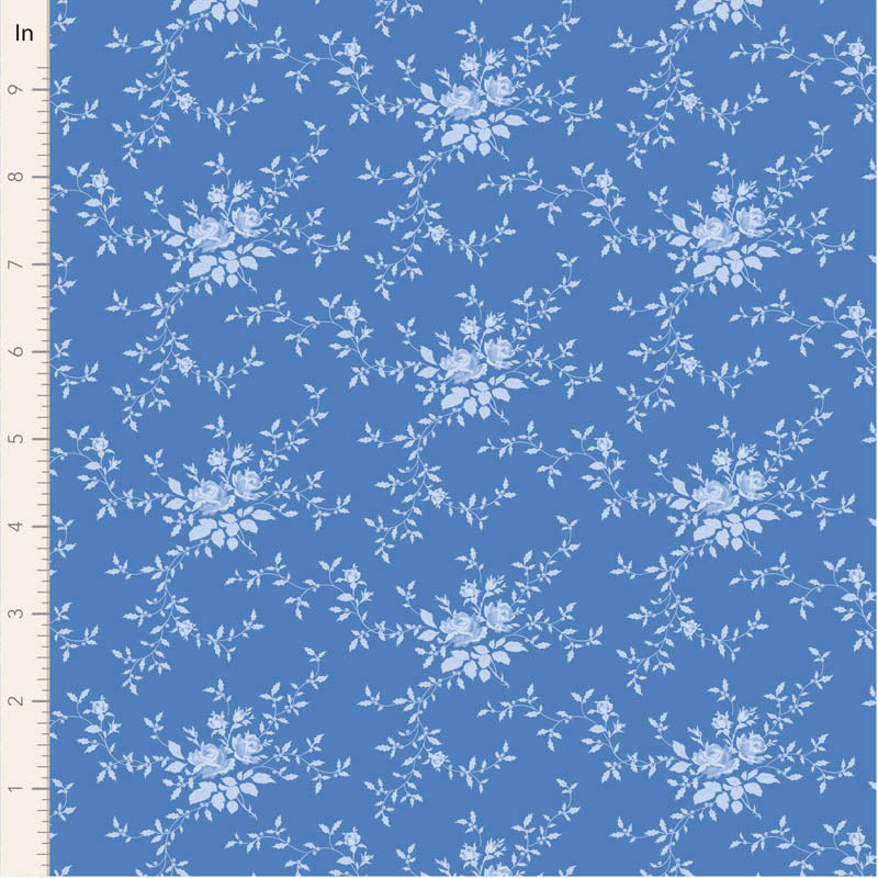 Something Blue by Tilda Fabrics: Noel Cornflower