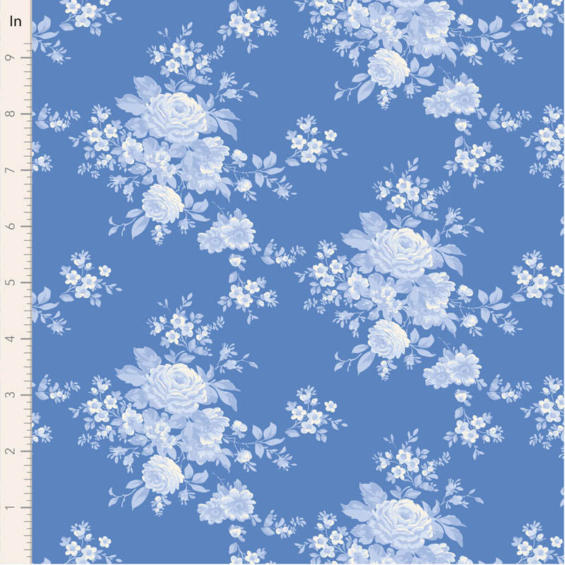 Something Blue by Tilda Fabrics: Carol Cornflower