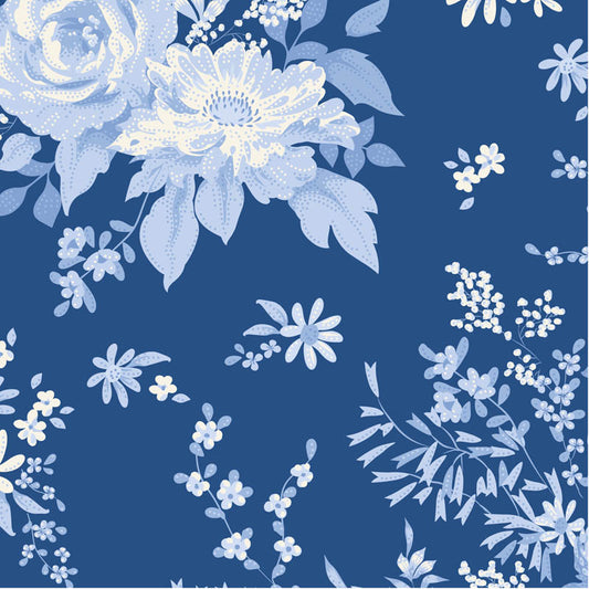 Something Blue by Tilda Fabrics: Wildgarden Night