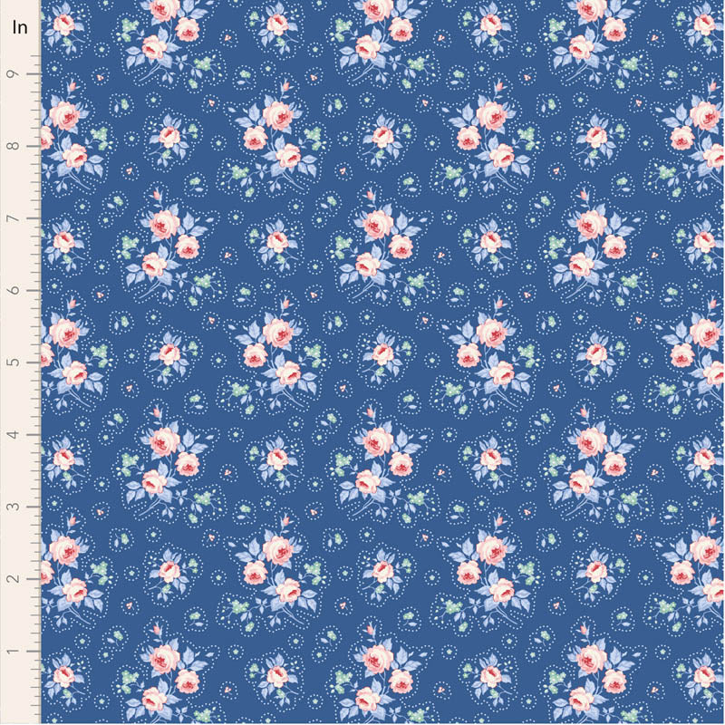 Something Blue by Tilda Fabrics: First Kiss Denim