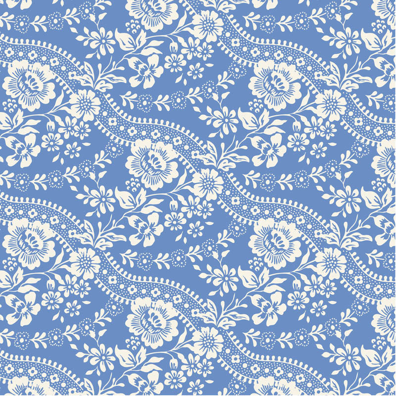 Something Blue by Tilda Fabrics: Celeste Blue