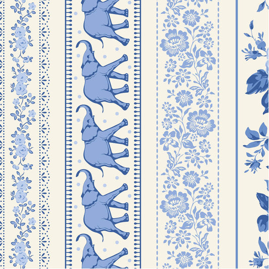 Something Blue by Tilda Fabrics: Borders Blue