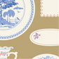 Something Blue by Tilda Fabrics: Labels & Ornaments Ochre