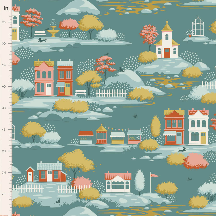 Village Life by Tilda: Village Teal