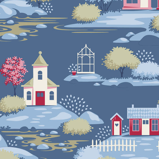 Village Life by Tilda: Village Blue