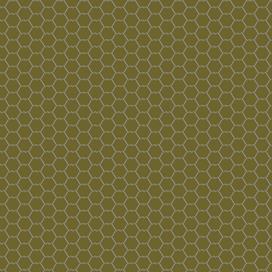 Devonstone Fenced In: Chicken Wire Olive Green