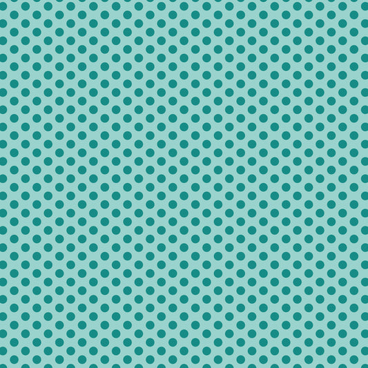 Devonstone Polked Again: Turquoise