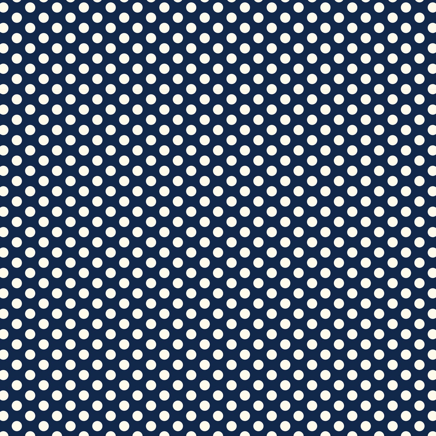 Devonstone Polked Again: Cream and Navy