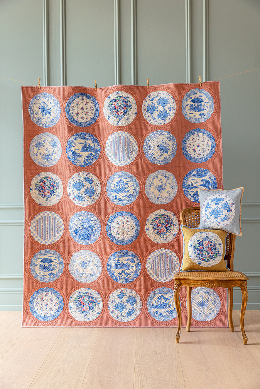 Something Blue by Tilda Fabrics: Borders Blue