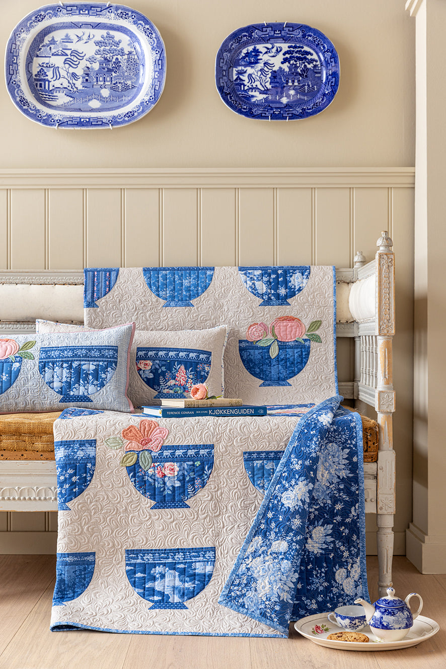 Something Blue by Tilda Fabrics: Isolde Cornflower