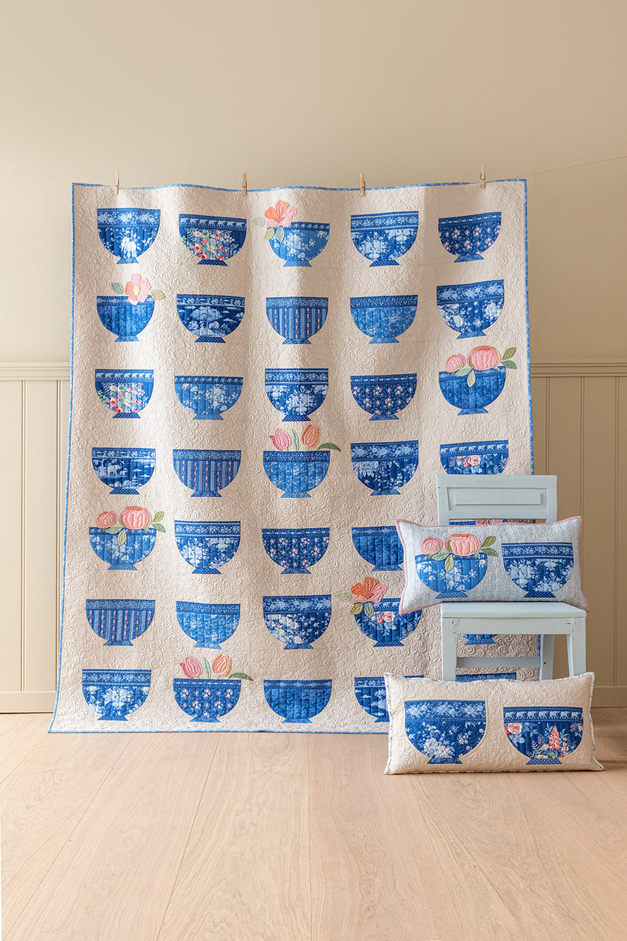 Something Blue by Tilda Fabrics: Borders Night