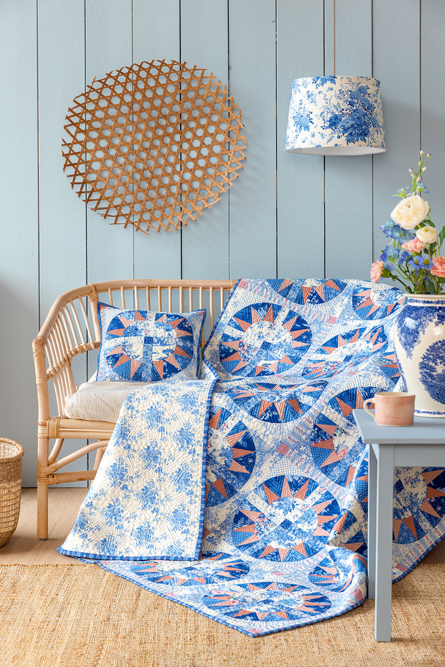 Something Blue by Tilda Fabrics: Borders Blue