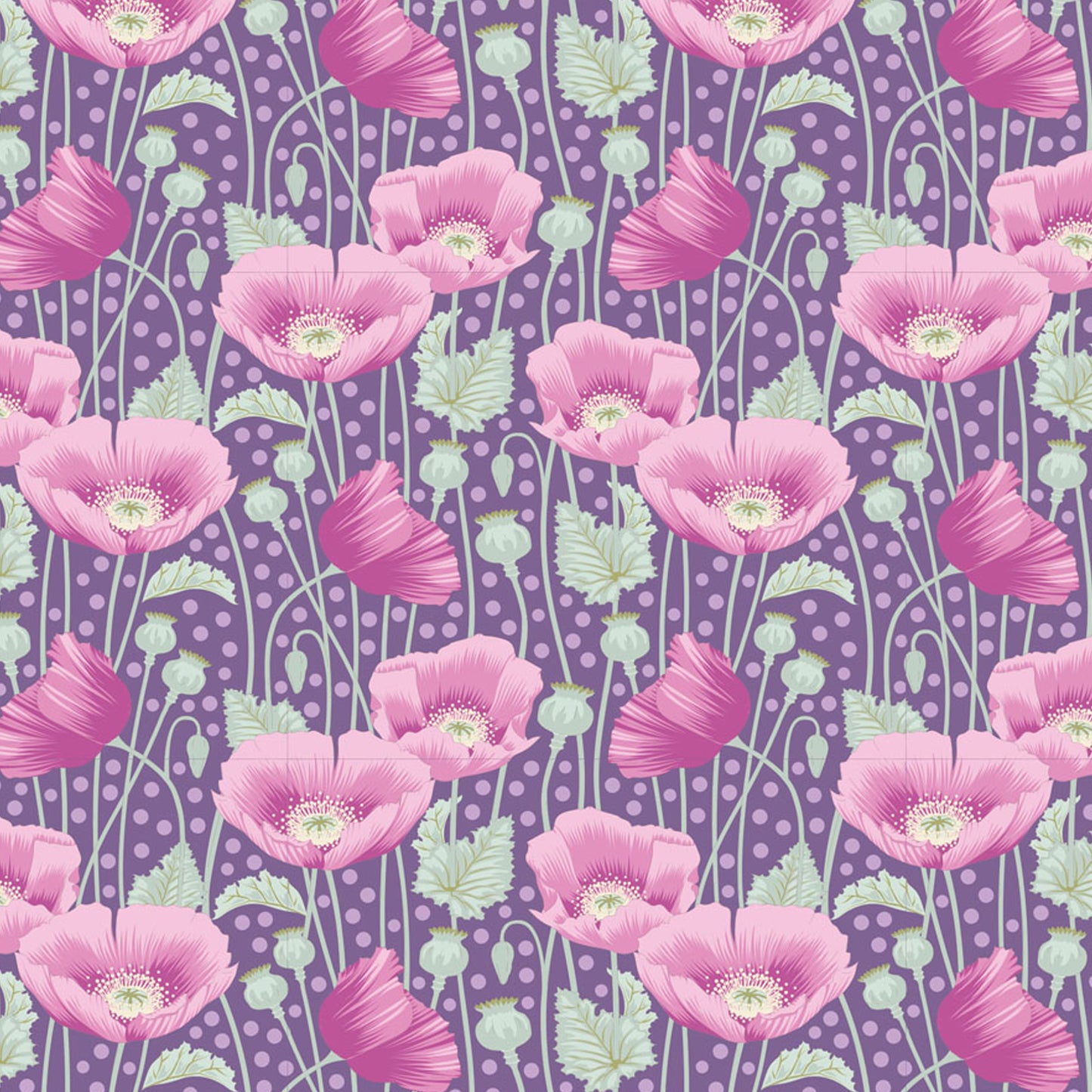 Garden Life by Tilda: Poppies Lilac