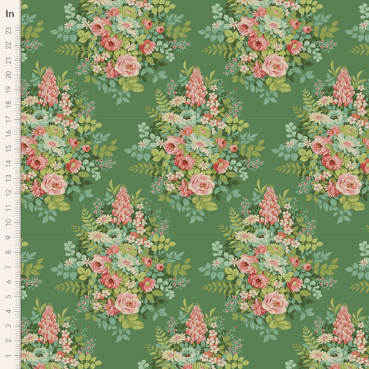 Chic Escape by Tilda: Whimsyflower Green