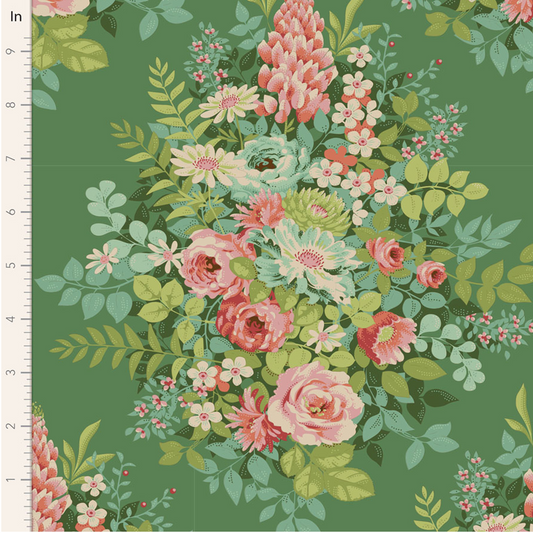 Chic Escape by Tilda: Whimsyflower Green