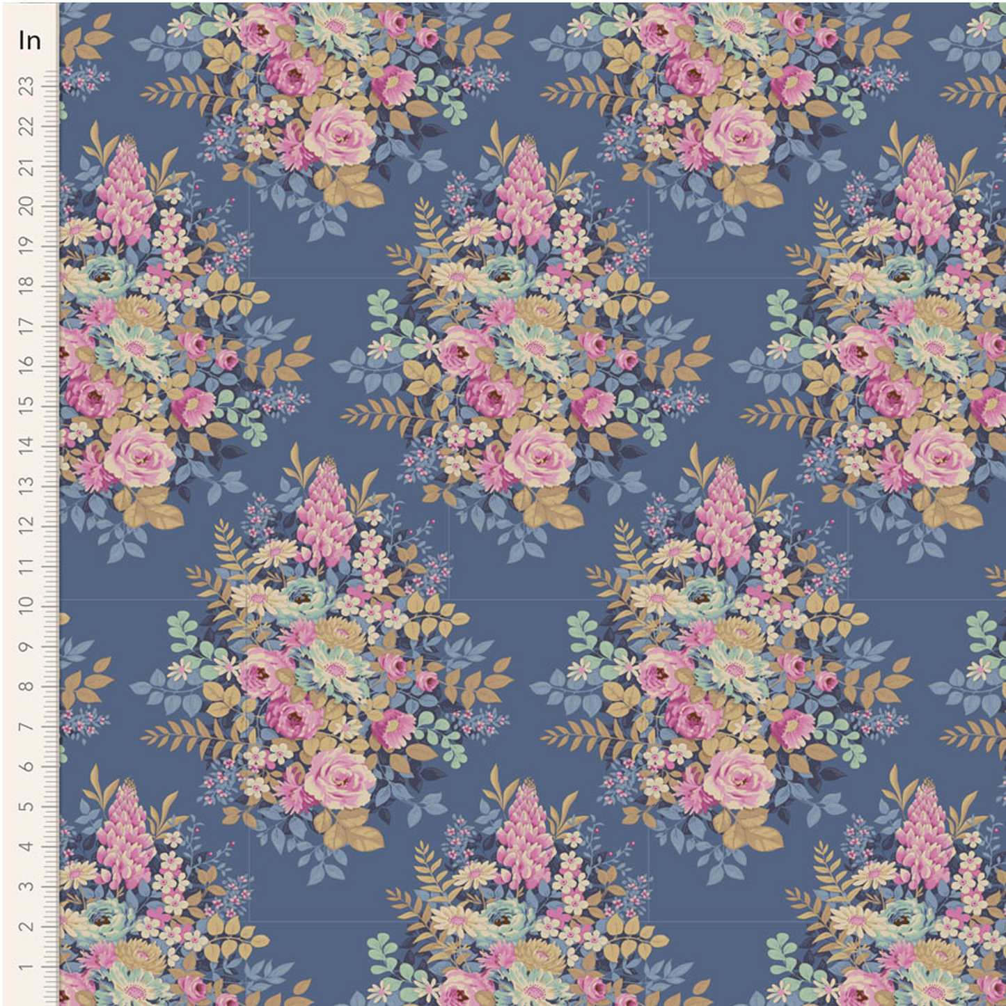 Chic Escape by Tilda: Whimsyflower Blue