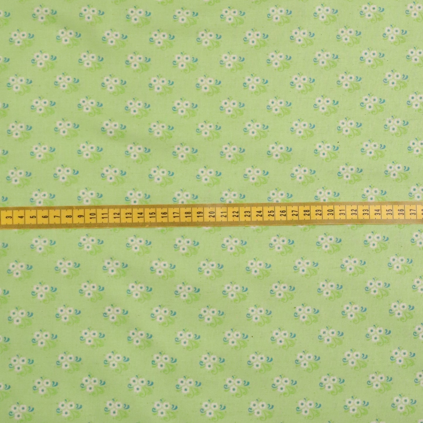 Mosaic Bloom: Small Green Floral