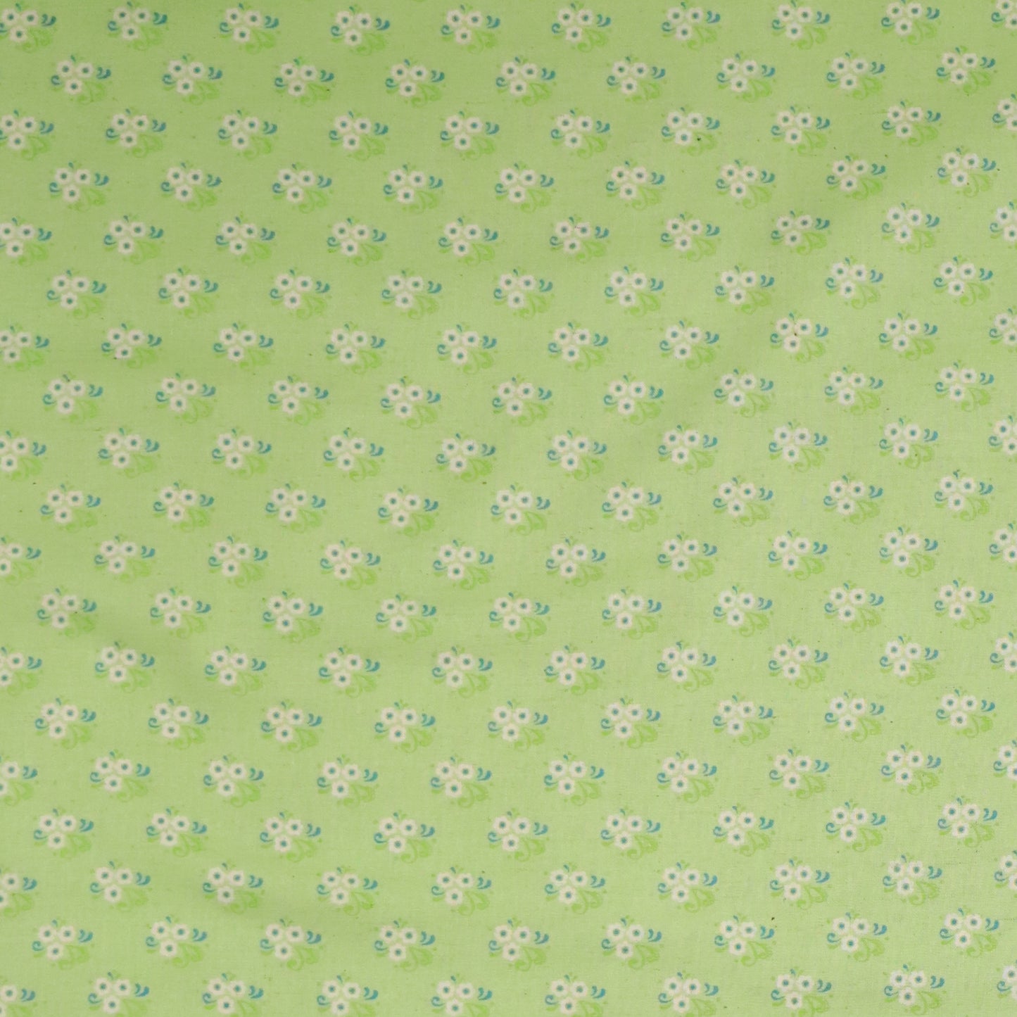 Mosaic Bloom: Small Green Floral
