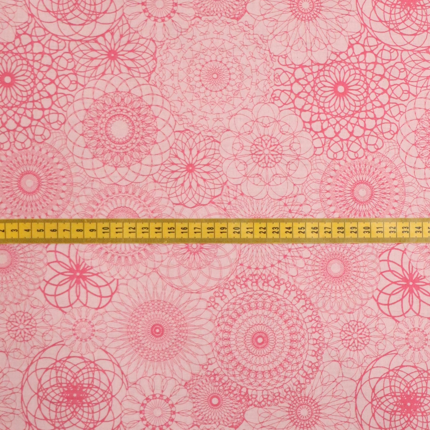 Mosaic Bloom: Pink Spirograft