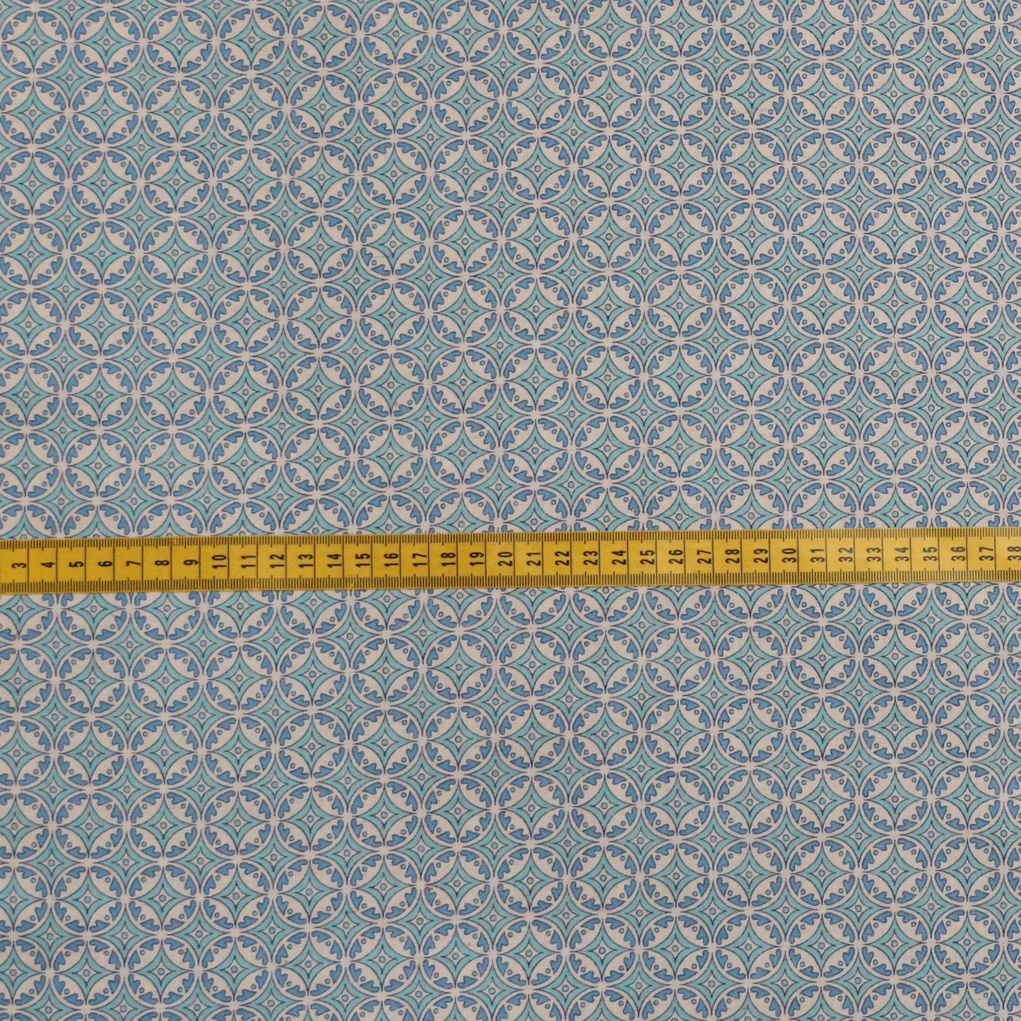 Mosaic Bloom: Small Blue Mosaics