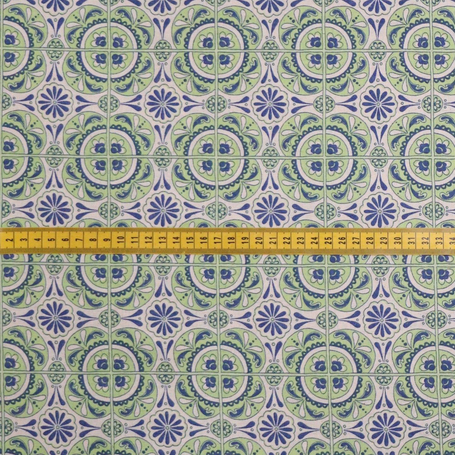 Mosaic Bloom: Large Green Mosaics