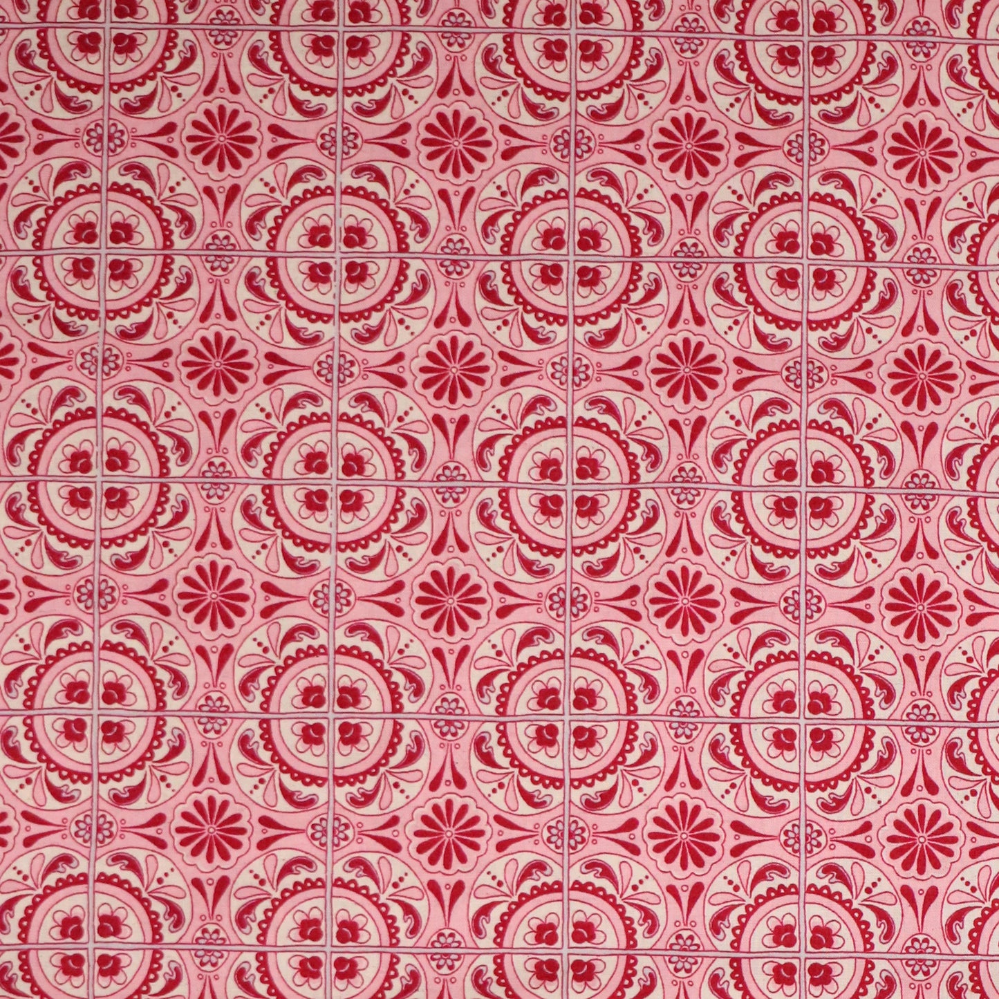 Mosaic Bloom: Large Pink Mosaics