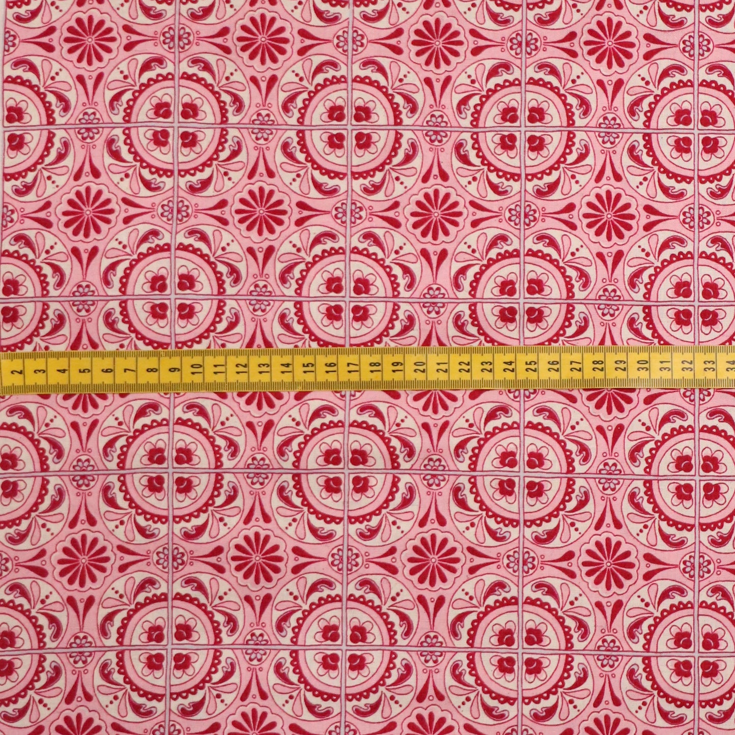 Mosaic Bloom: Large Pink Mosaics